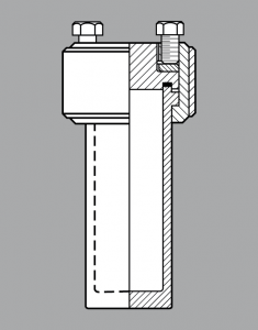 高溫水熱釜或稱酸消化罐(圖1) 高溫水熱釜(圖1)