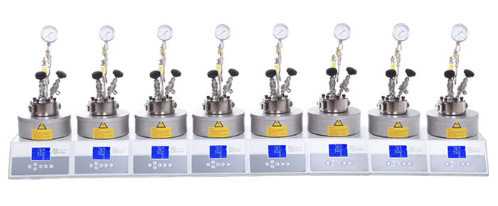 八位平行反應(yīng)釜的技術(shù)參數(shù)(圖1) 八位平行反應(yīng)釜的技術(shù)參數(shù)(圖1)